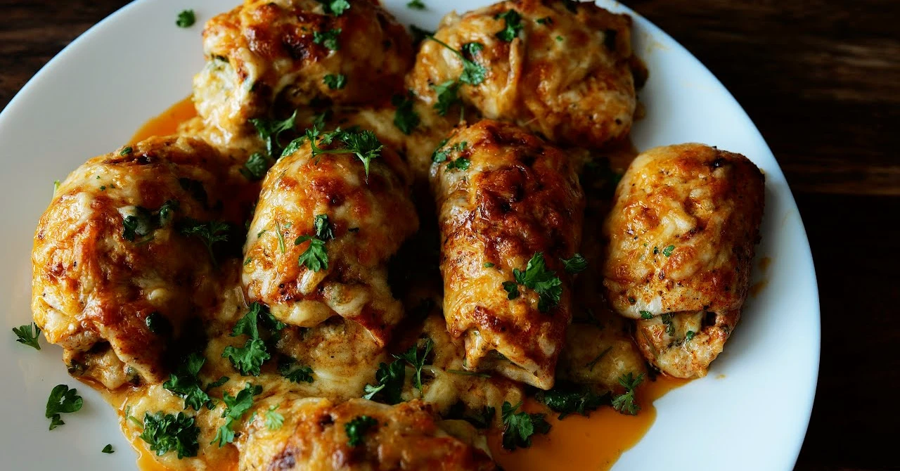 Nejlepší RECEPT na plněné kuřecí prsa: tyto sýrové rolky vám budou chutnat!