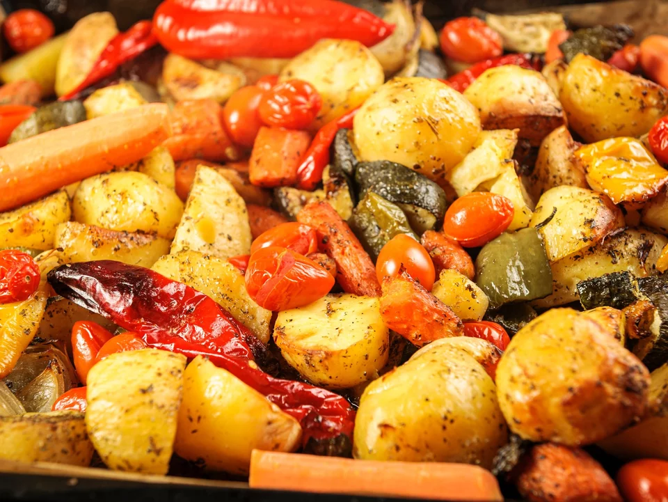 Vegetariánské jídlo je velmi oblíbené, protože obsahuje mnoho vitamínů a minerálních látek.